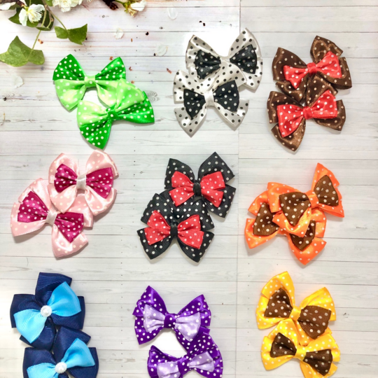 Small Bow Clips
